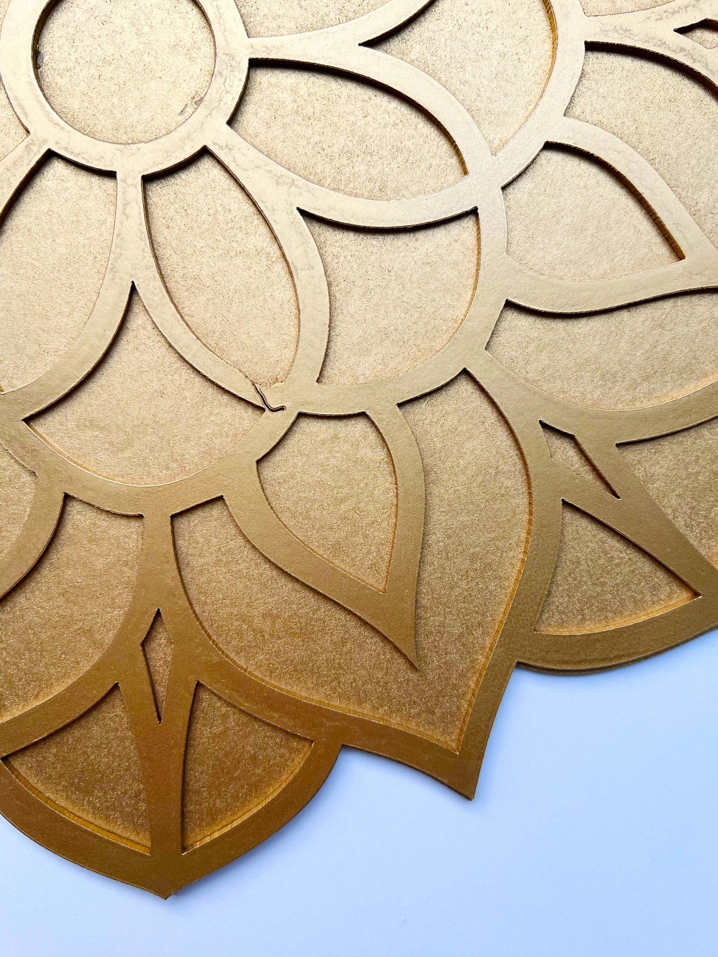 Perfectly Imperfect - 12" Flower Wooden Rangoli Kit