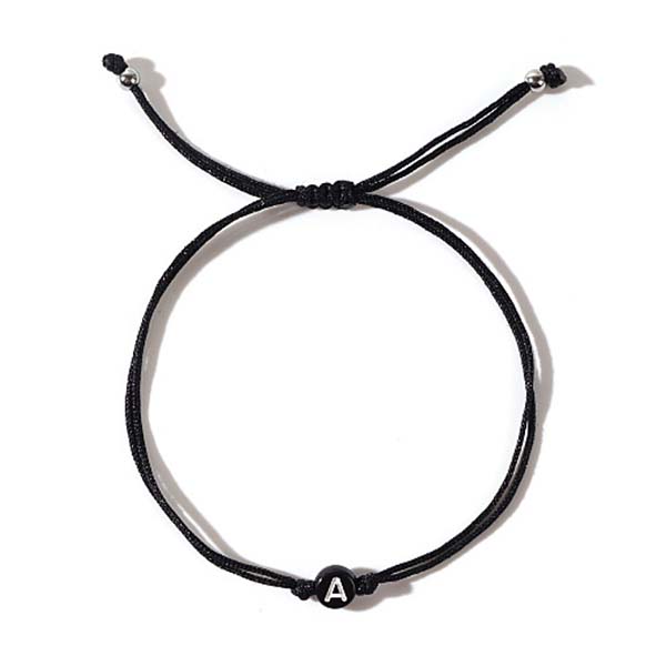 Men's Letter Adjustable String Bracelet 🖤