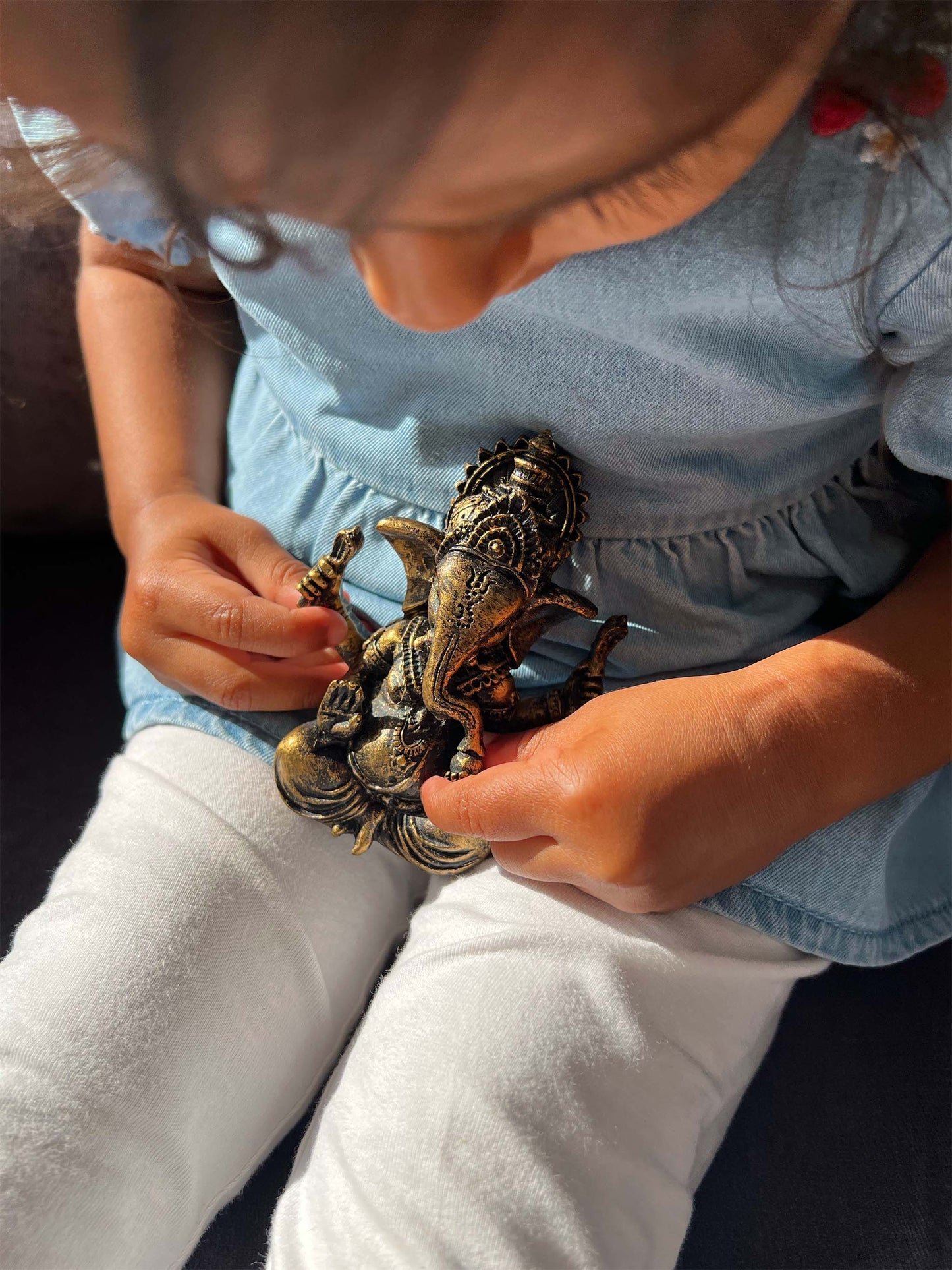 Antique Gold Lord Ganesh Murti ππ½