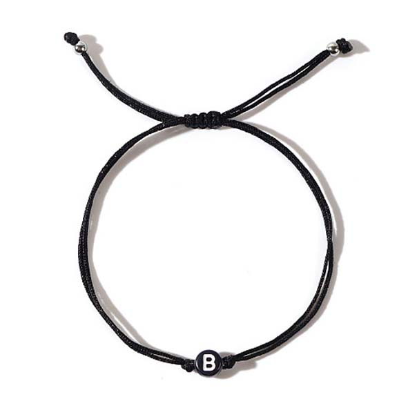 Men's Letter Adjustable String Bracelet 🖤