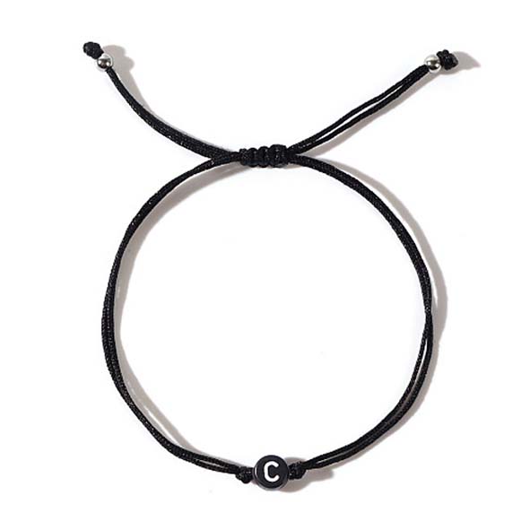 Men's Letter Adjustable String Bracelet 🖤