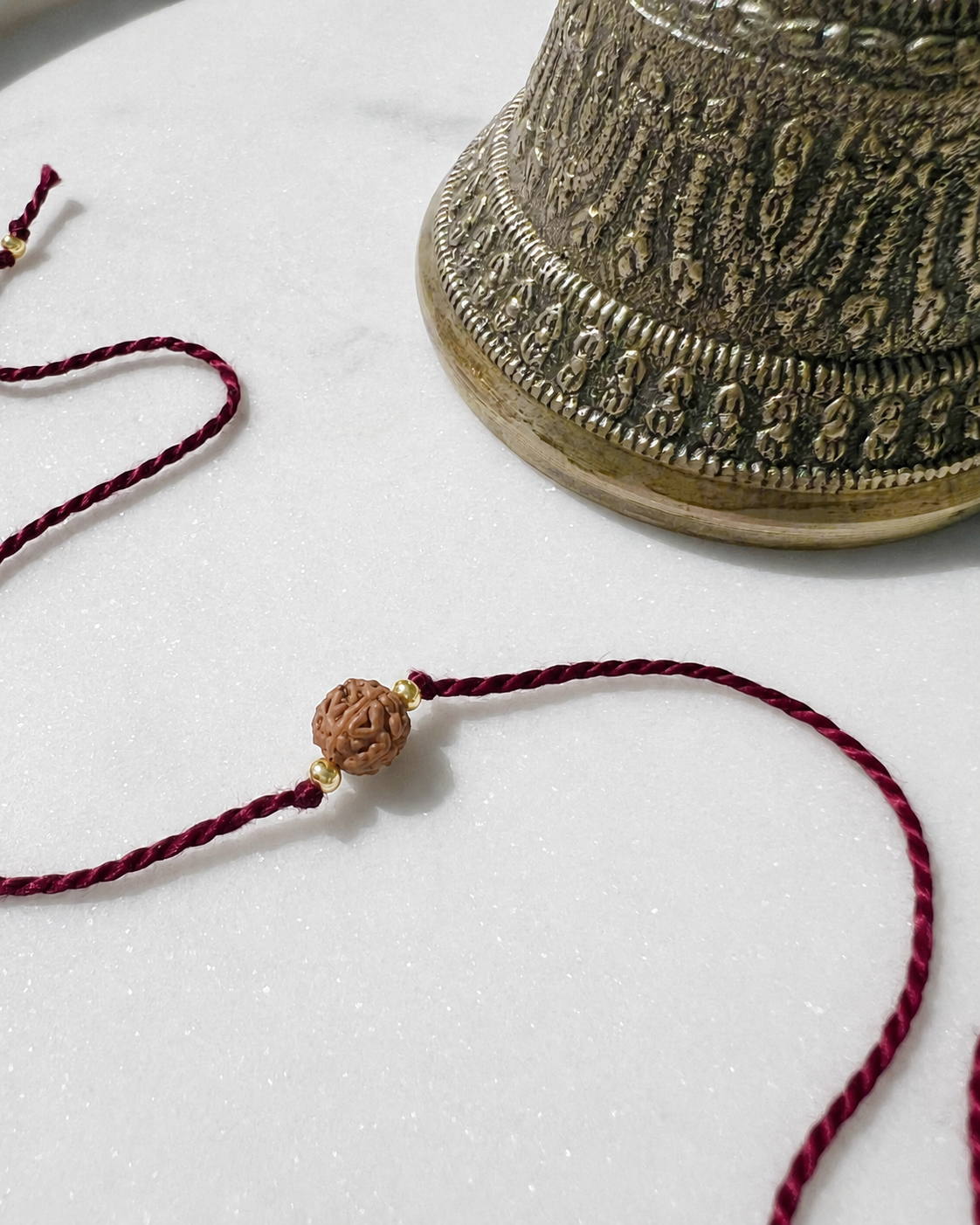 Natural Rudraksha Rakhi 📿