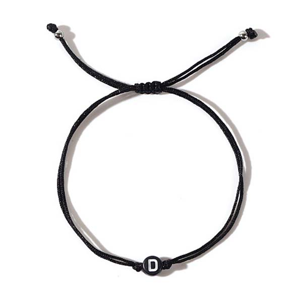 Men's Letter Adjustable String Bracelet 🖤