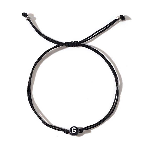 Men's Letter Adjustable String Bracelet 🖤