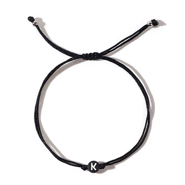 Men's Letter Adjustable String Bracelet 🖤