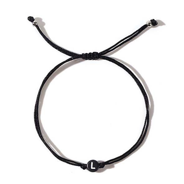 Men's Letter Adjustable String Bracelet 🖤