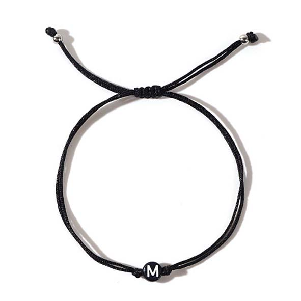 Men's Letter Adjustable String Bracelet 🖤