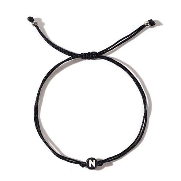 Men's Letter Adjustable String Bracelet 🖤