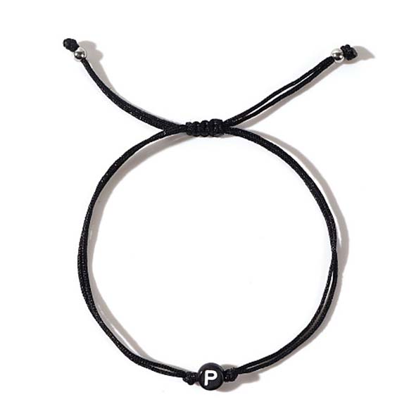 Men's Letter Adjustable String Bracelet 🖤