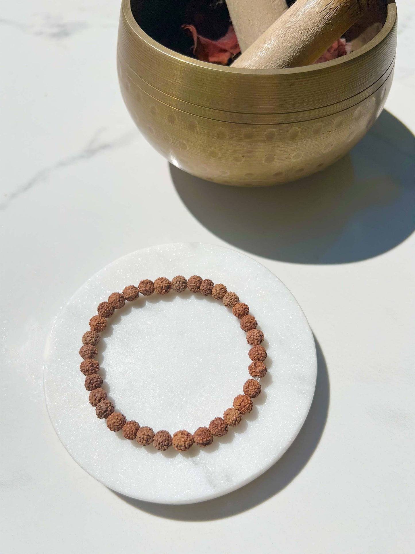 Men's Rudraksha Stretch Bracelet 📿