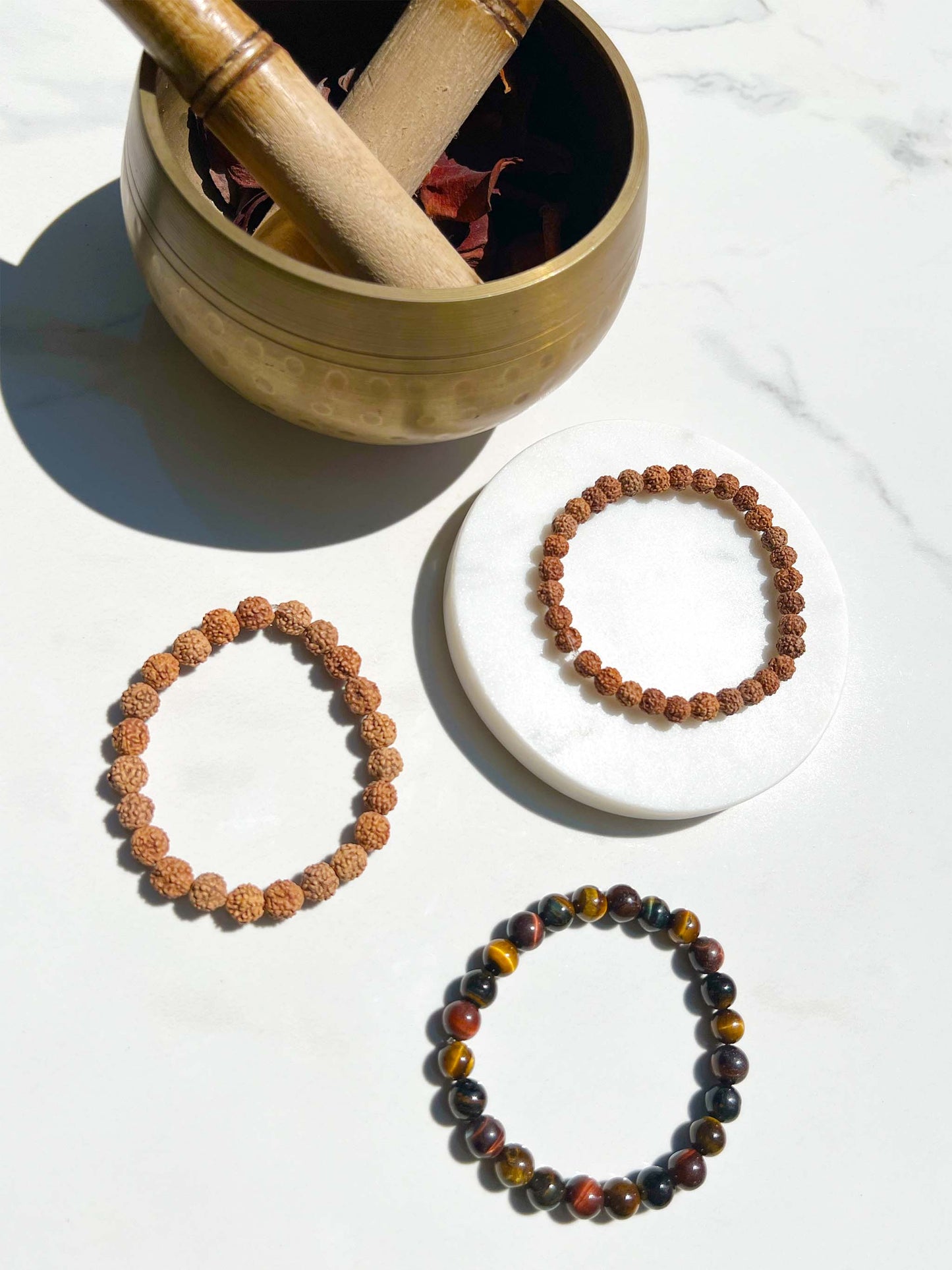Men's Rudraksha Stretch Bracelet 📿