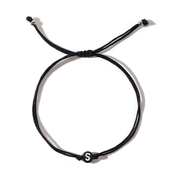 Men's Letter Adjustable String Bracelet 🖤