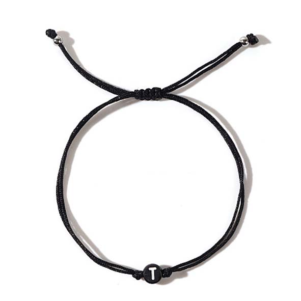 Men's Letter Adjustable String Bracelet 🖤