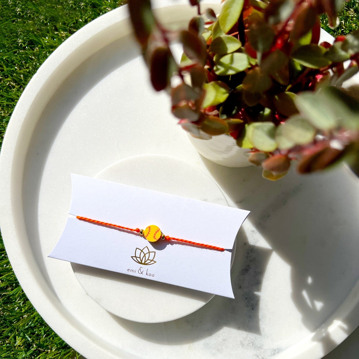 Sports Yellow Softball Rakhri π₯