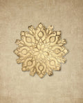 12" Diwali Bouquet Wooden Rangoli Kit