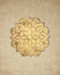 12" Diwali Flower Wooden Rangoli Kit
