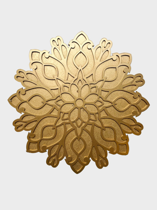 Perfectly Imperfect - 12" Tulip Wooden Rangoli Kit