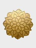 Perfectly Imperfect - 12" Flower Wooden Rangoli Tray Only
