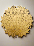 12" Diwali Jasmine Wooden Rangoli Kit