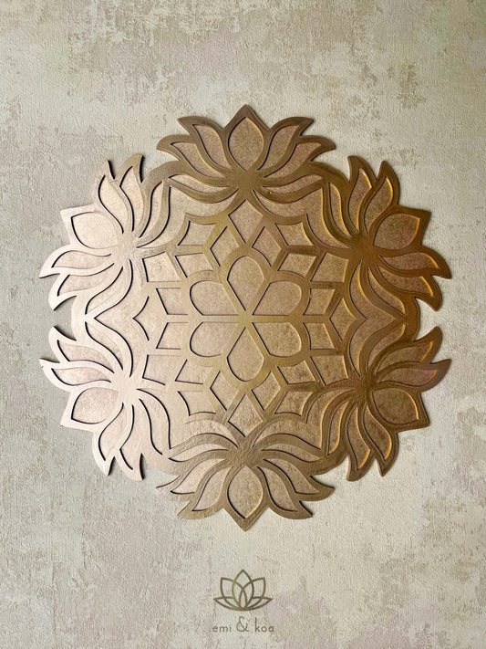16" Diwali Jasmine Wooden Rangoli Kit ✨