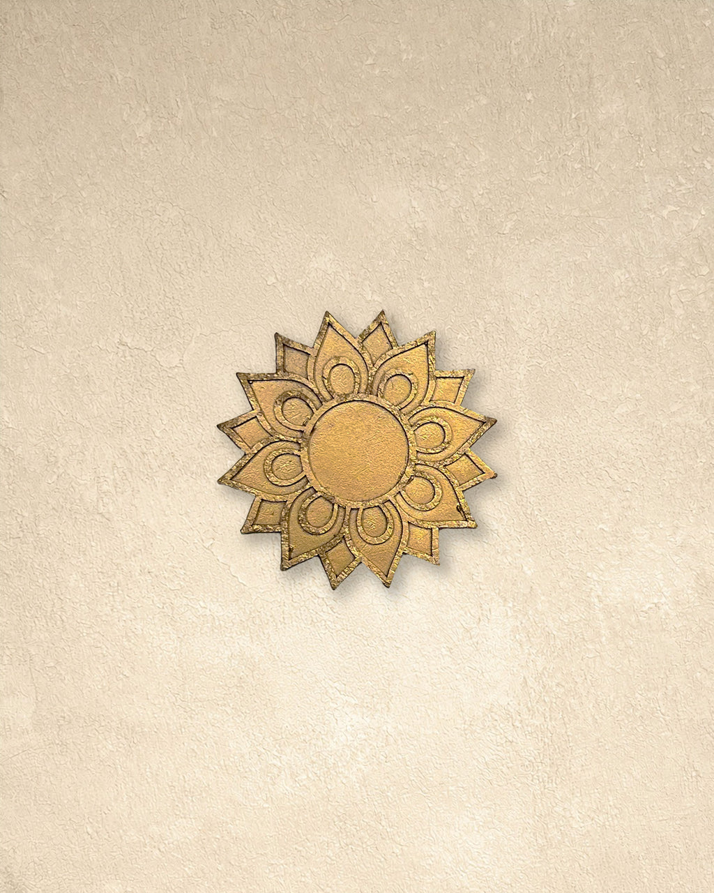 4" Mini Diwali Marigold Wooden Rangoli Kit ✨