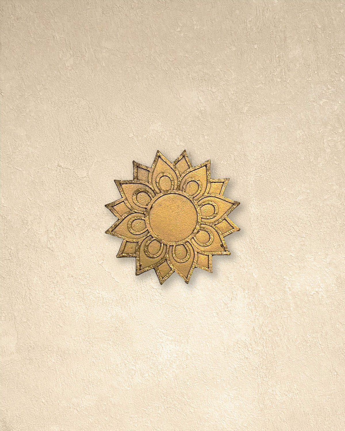 4" Mini Diwali Marigold Wooden Rangoli Kit ✨