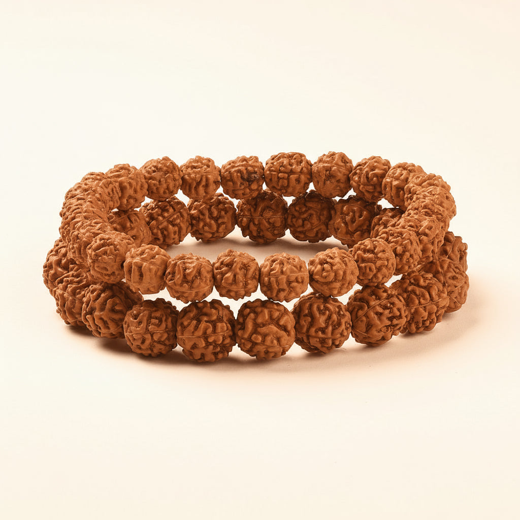 Men's Rudraksha Stretch Bracelet 📿