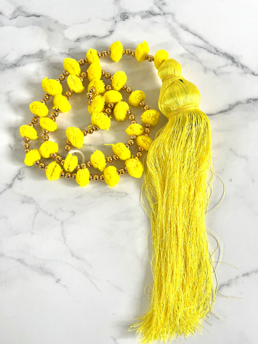 Yellow Diwali Hanging Tassel Garland