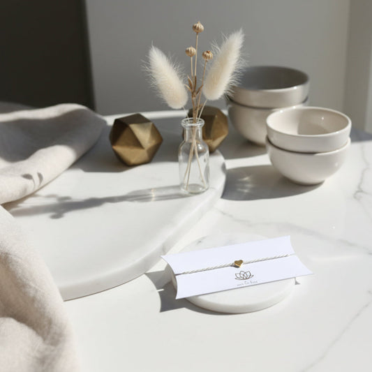 Heart Amore 14k Gold Plated Rakhri 🤍