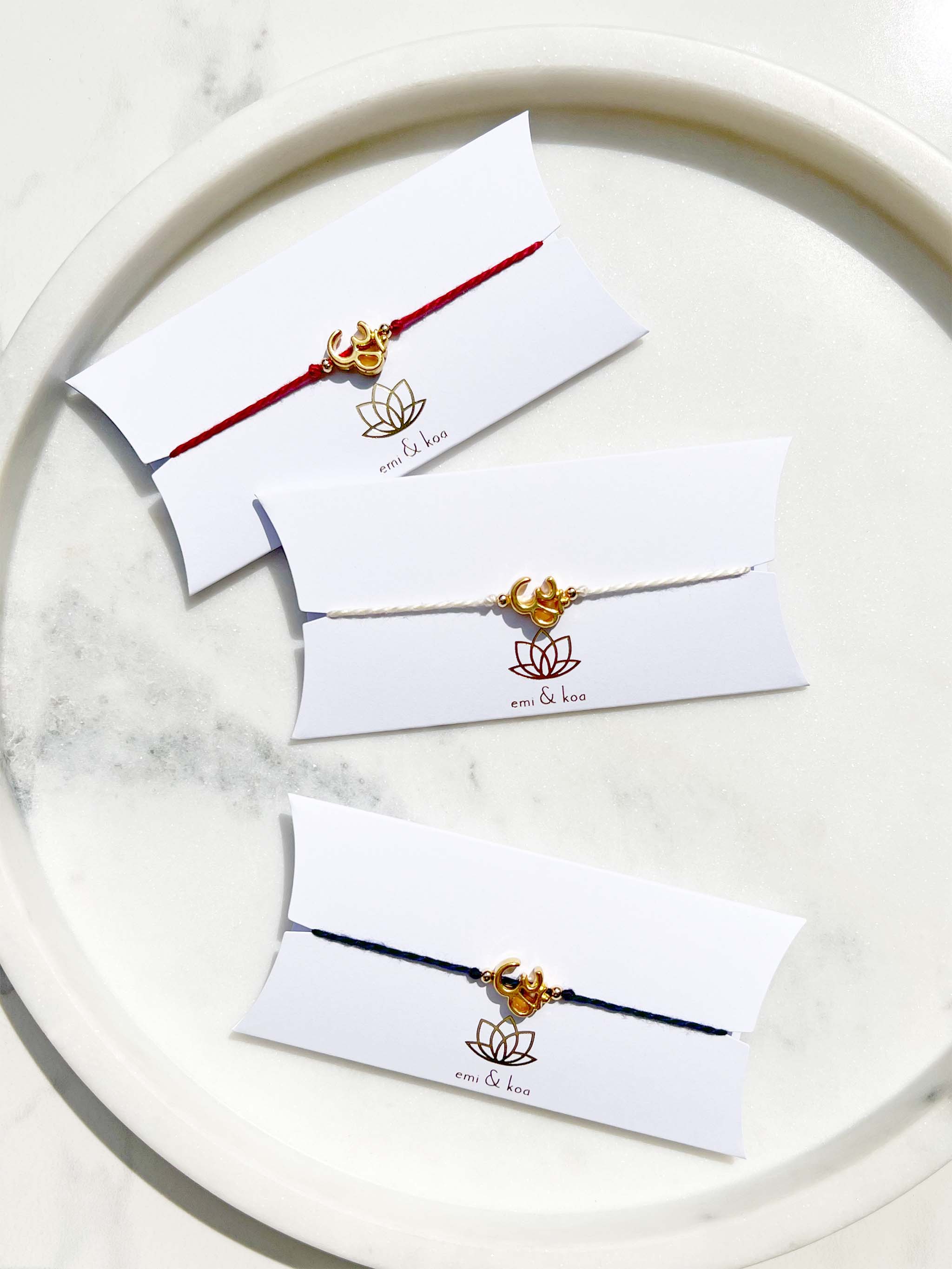 Gold Aum Rakhi 🕉️