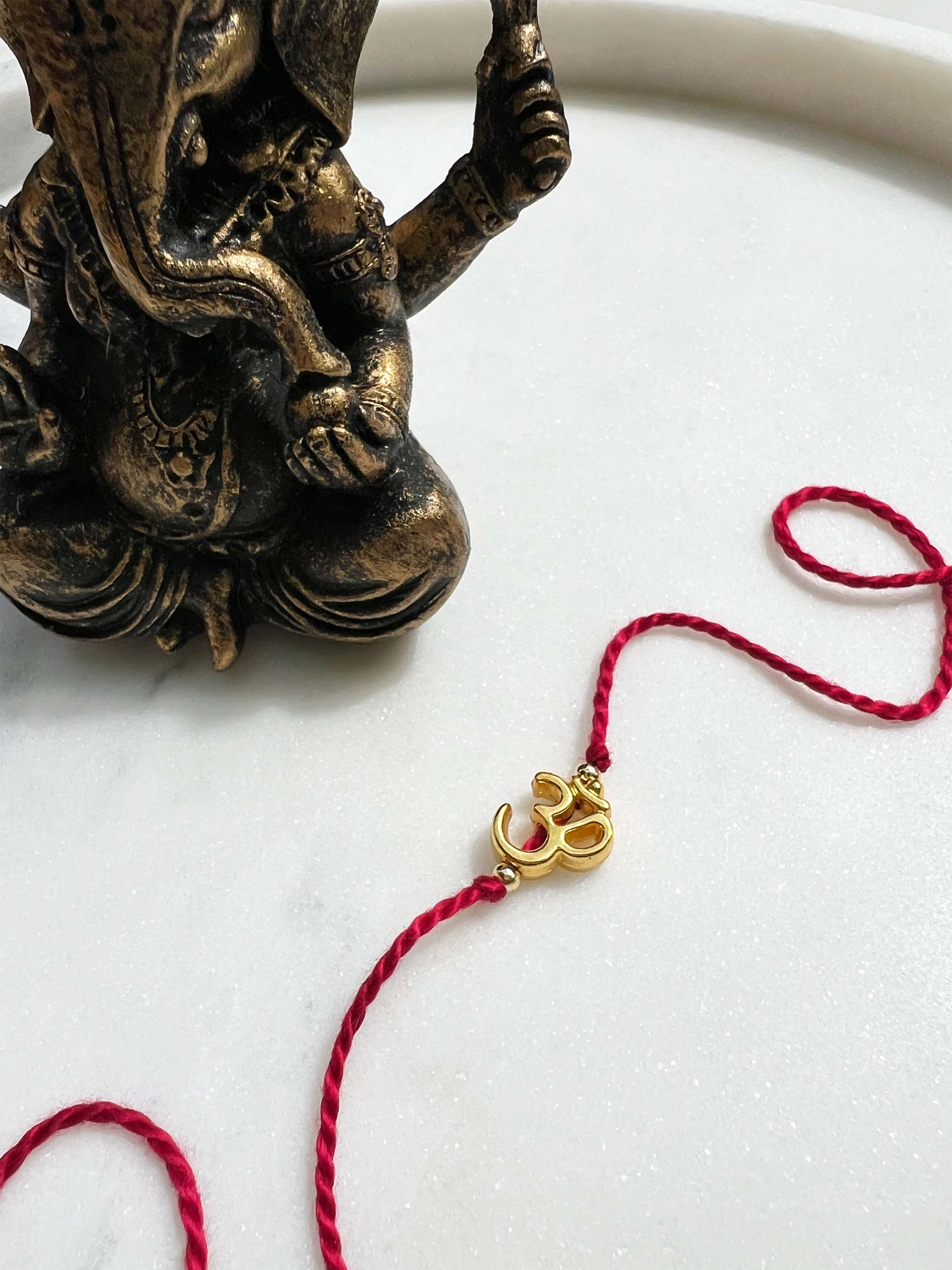 Gold Aum Rakhi 🕉️