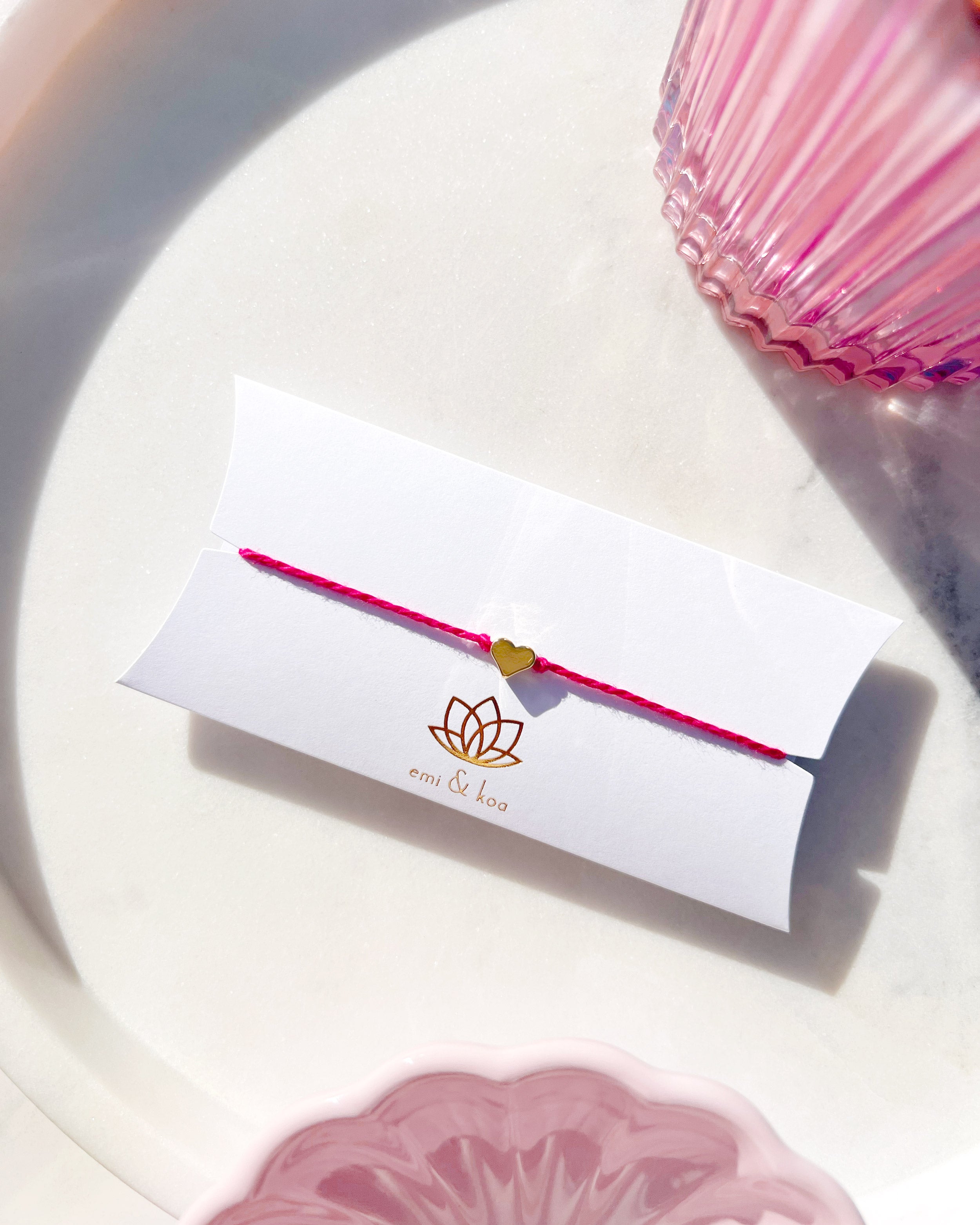 Heart Amore 14k Gold Plated Rakhri