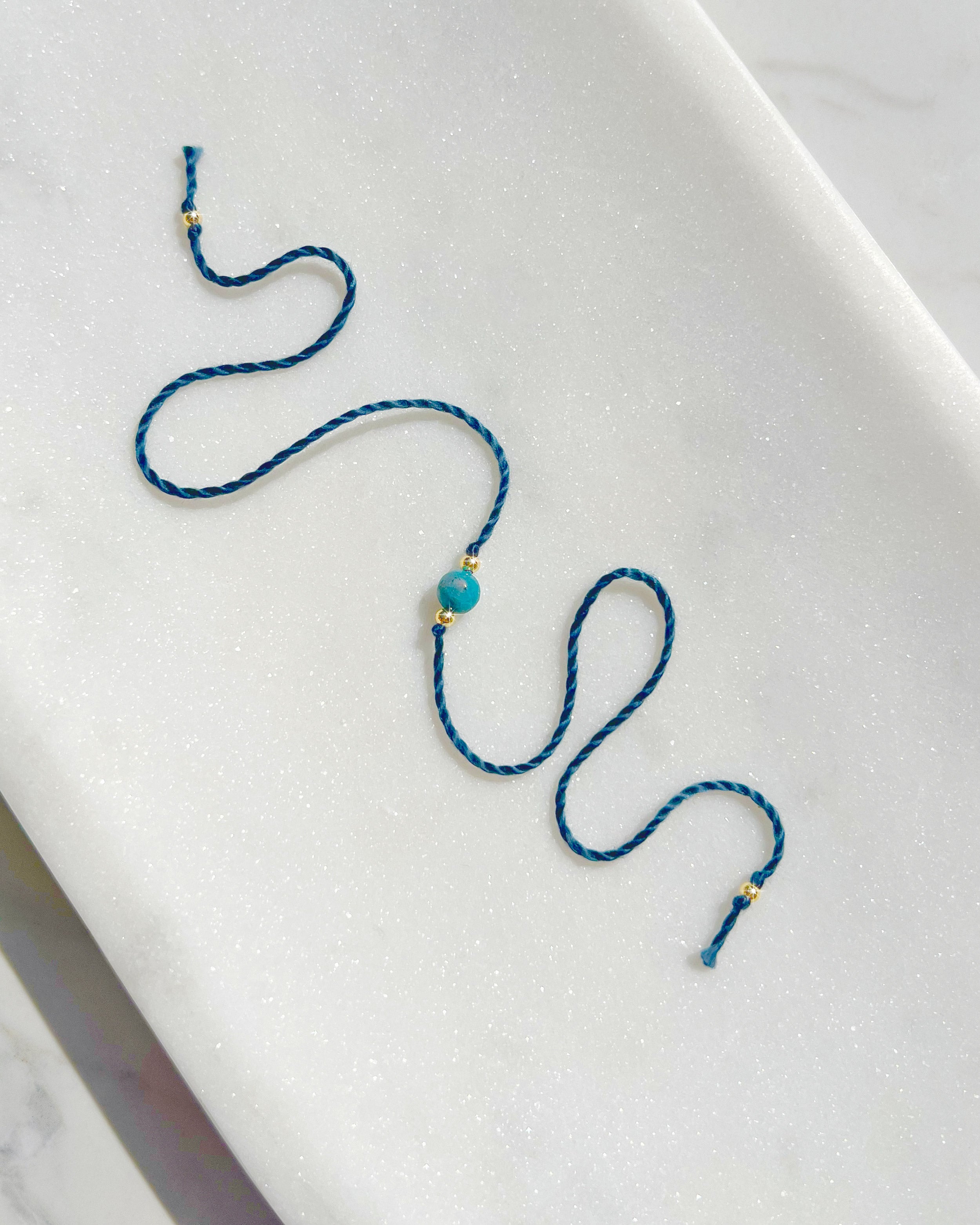 Natural Apatite Rakhi