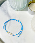 Autograph - Round Bead Electric Blue Rakhi