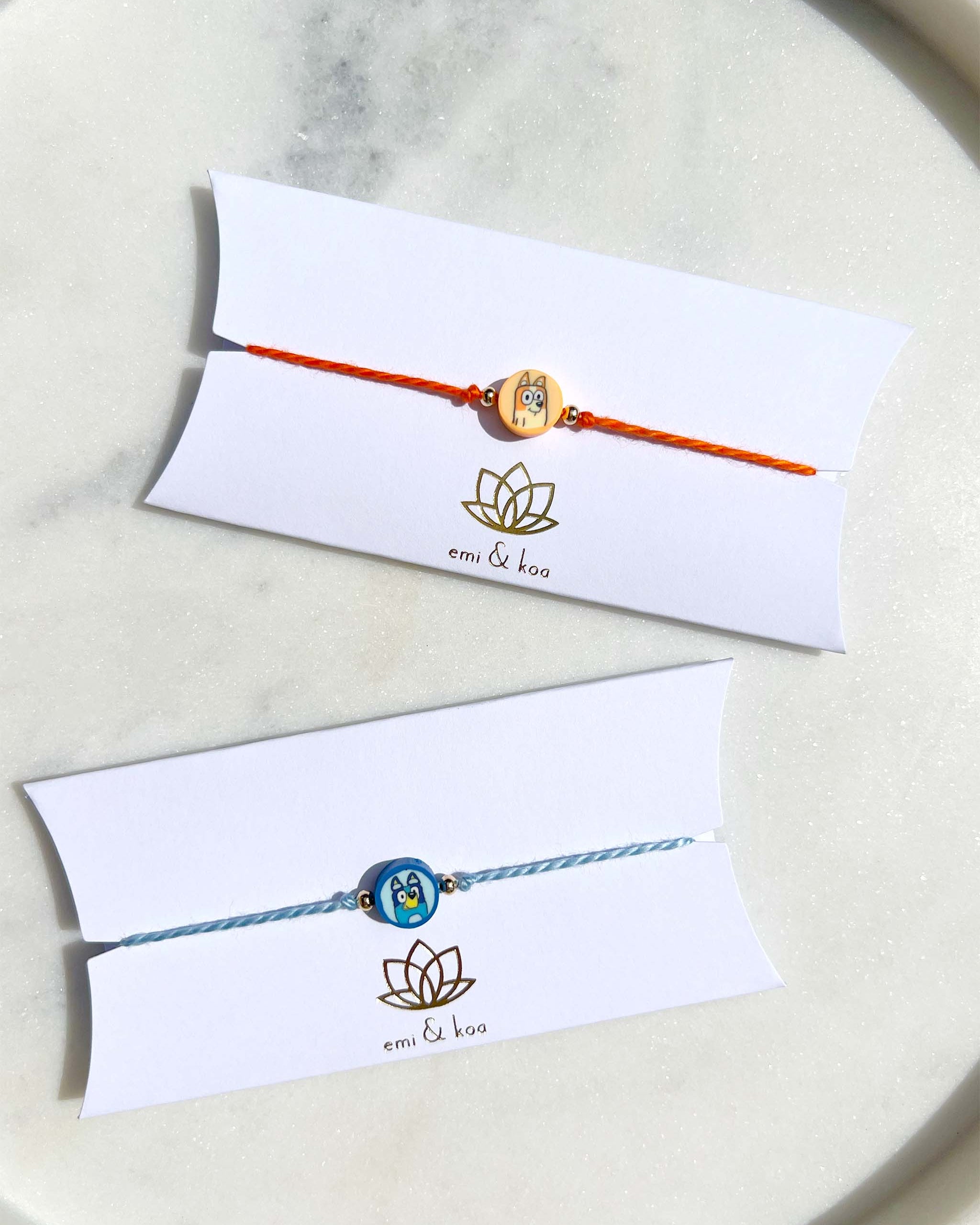 Bluey Dog Cartoon Rakhi
