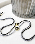 Premium Black & Gold Initial Rakhri
