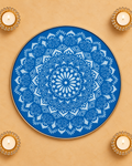 Extra Large 18 Inch Rangoli Net Stencil – Reusable Diwali Floor Decoration