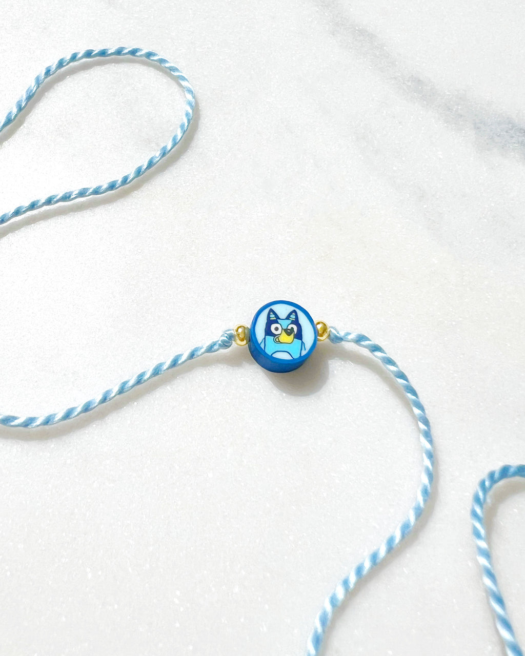 Bluey Dog Cartoon Rakhi