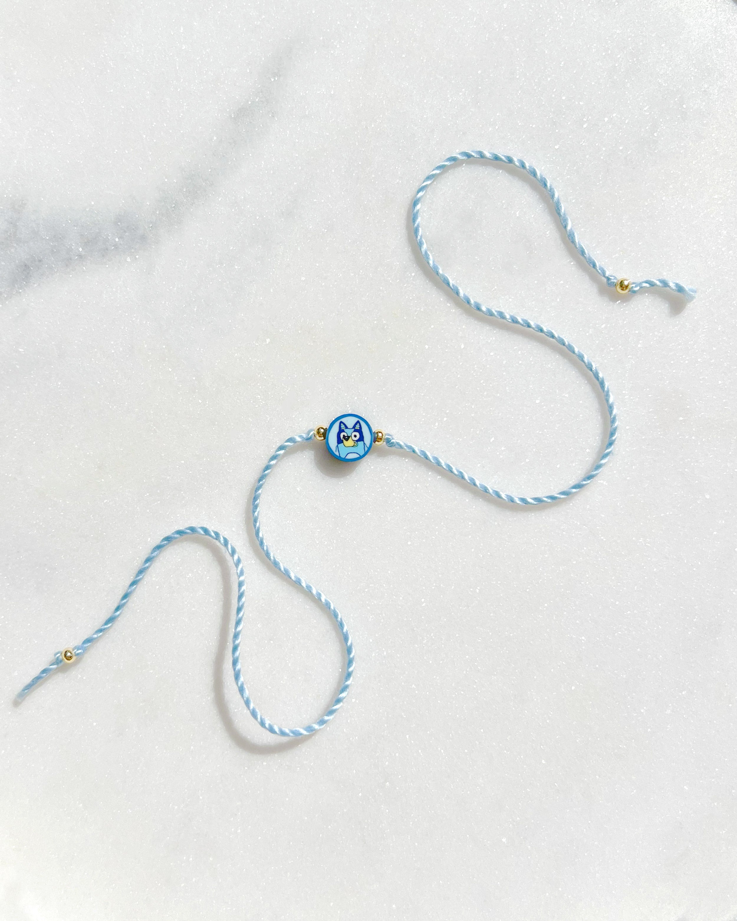 Bluey Dog Cartoon Rakhi