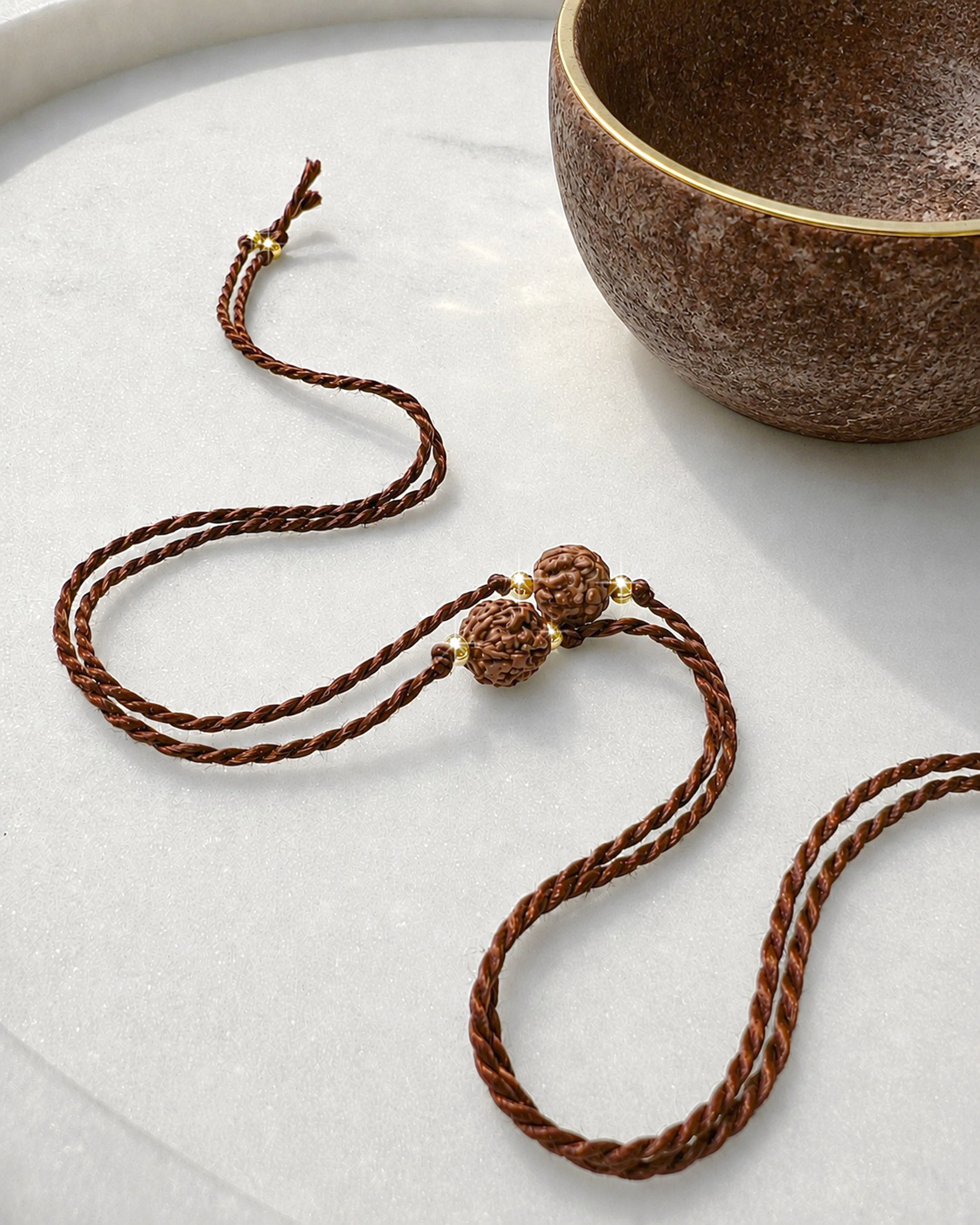 Natural Rudraksha Rakhi
