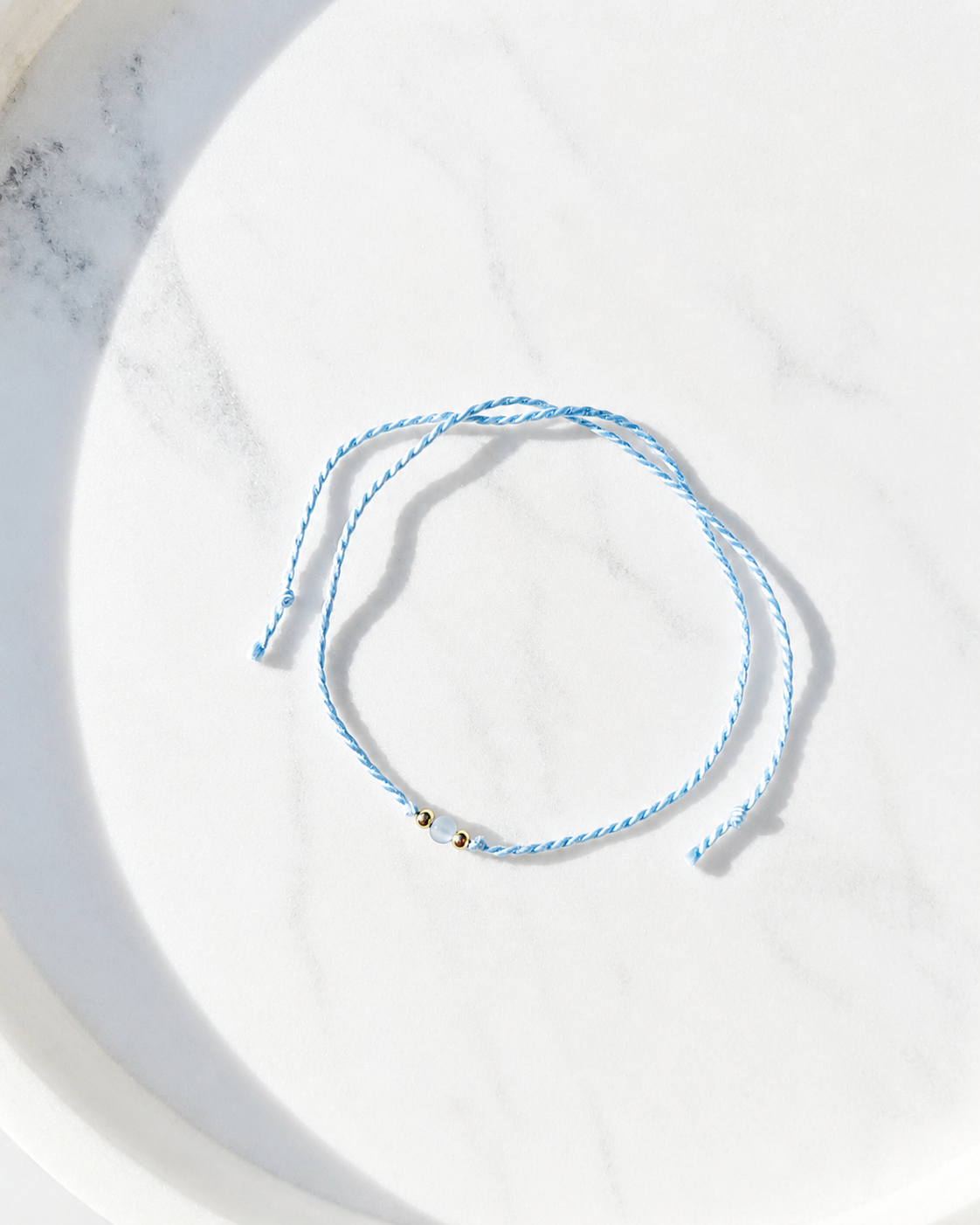 Nano Mini Frosted Baby Blue Rakhi