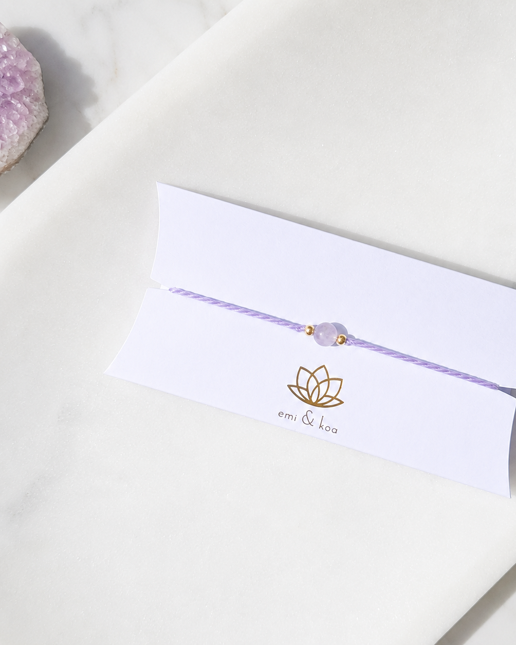 Natural Amethyst Rakhi
