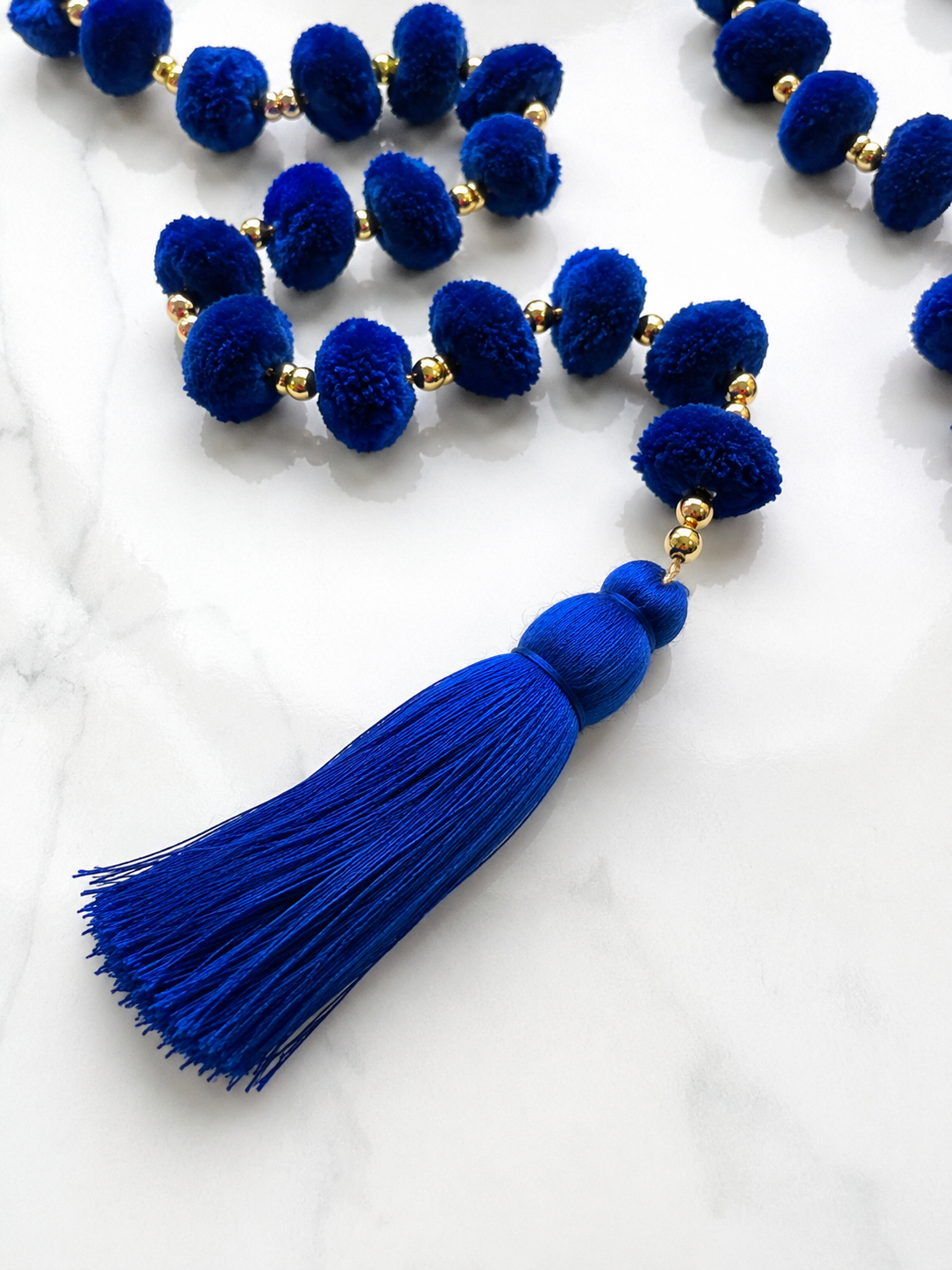 Perfectly Imperfect - Pack of 4 Royal Blue Diwali Hanging Tassel Garlands ✨