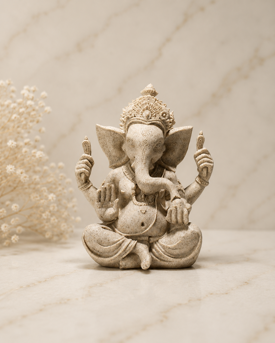 Sandstone Look Lord Ganesh Murti 🙏🏽