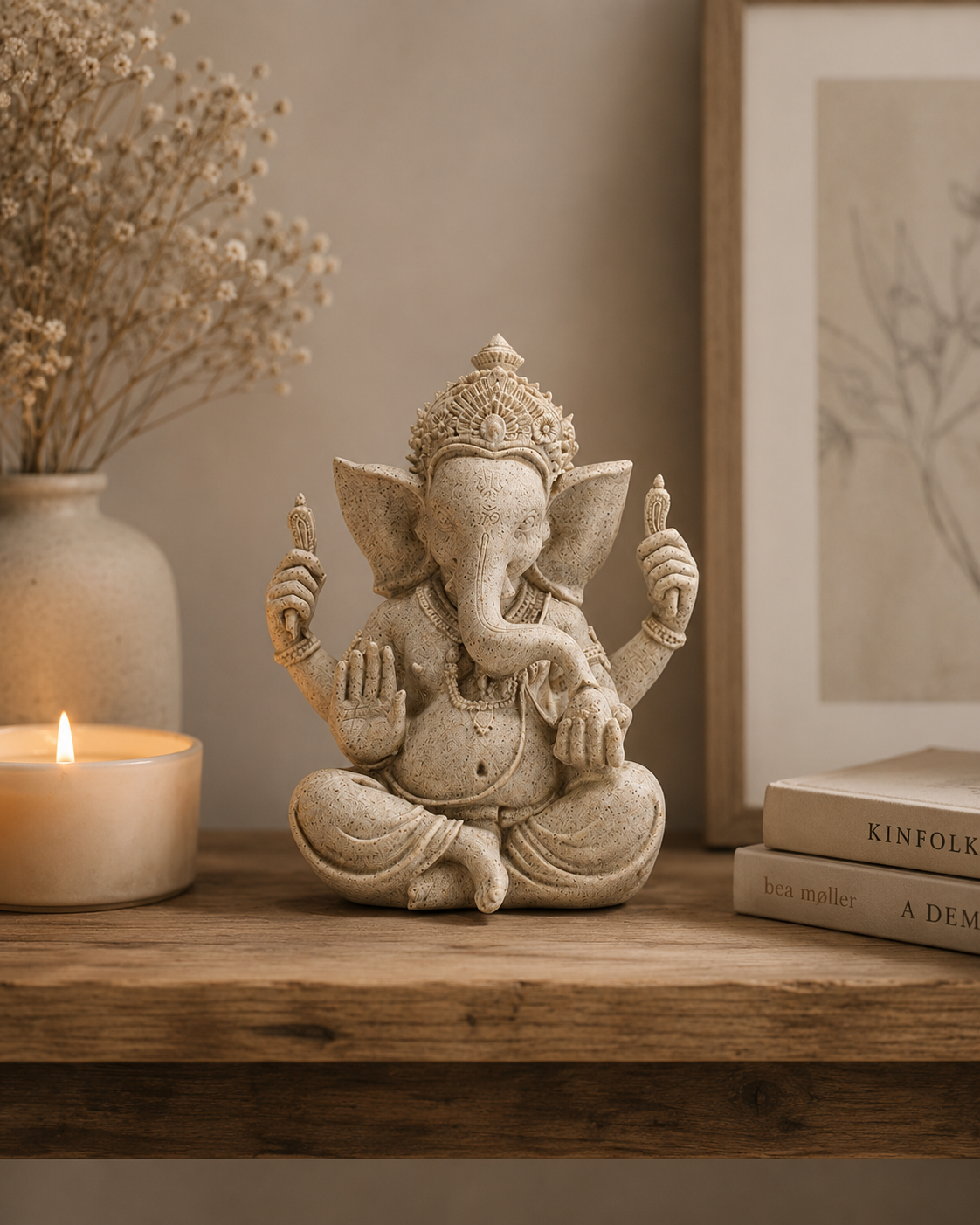 Sandstone Look Lord Ganesh Murti 🙏🏽