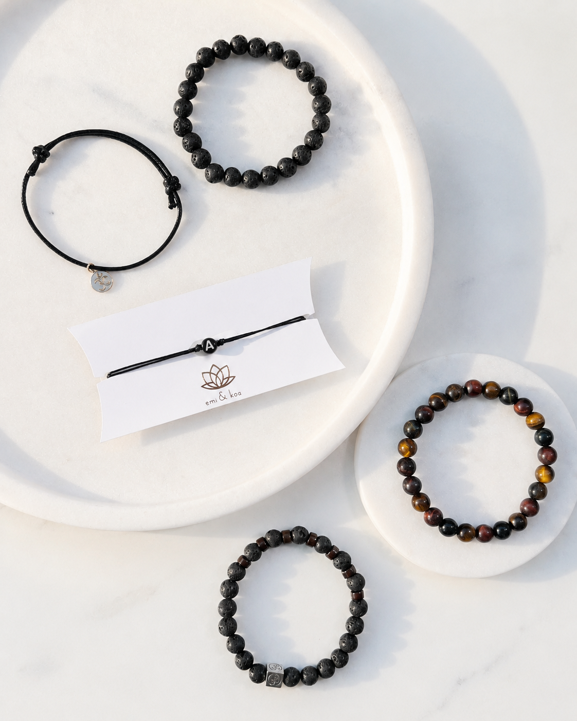 Natural Tiger's Eye Men's Stretch Bracelet 🐯