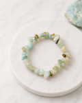 Natural Chip Amazonite Beaded Stretch Bracelet