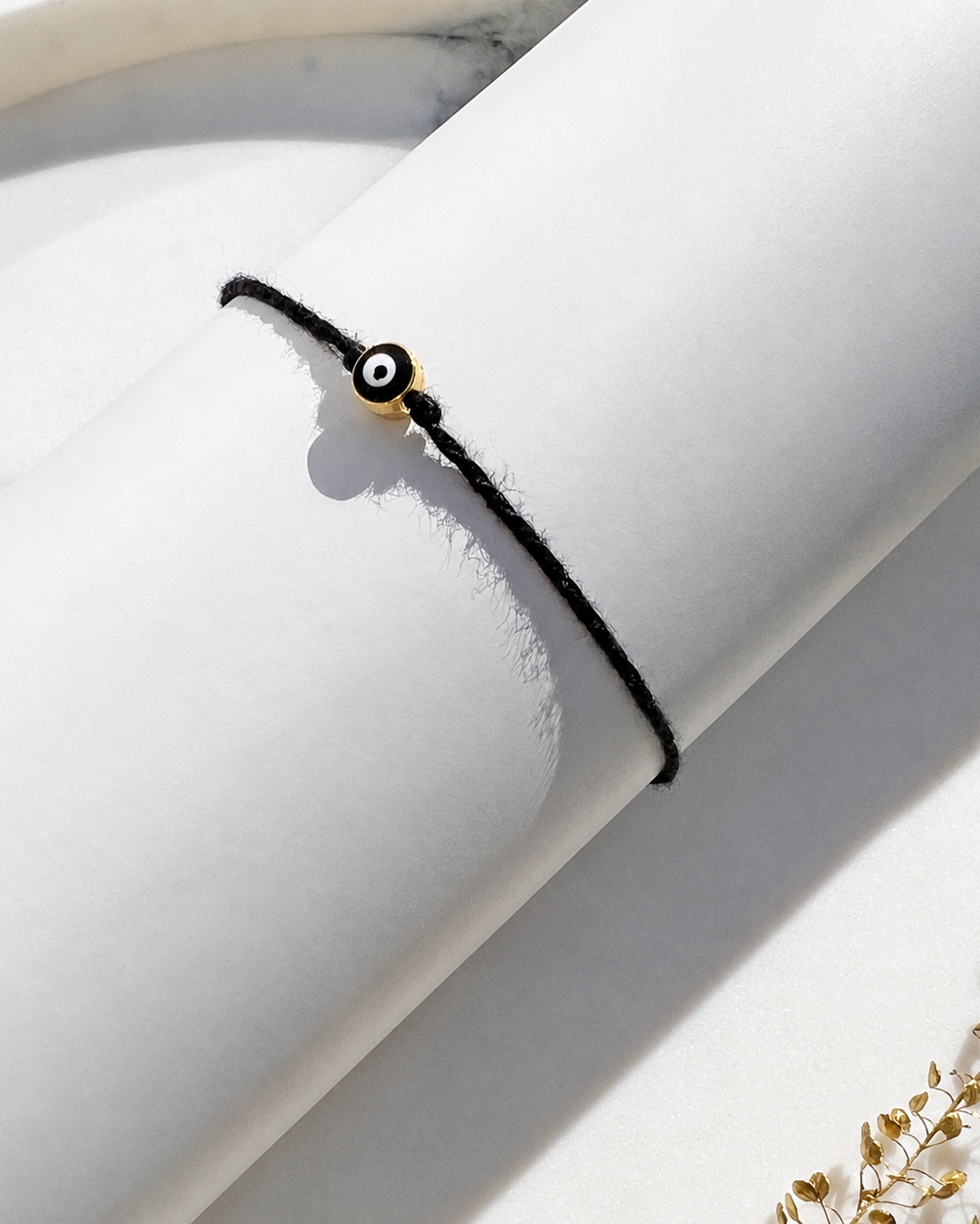Mini Black and White Evil Eye Rakhri
