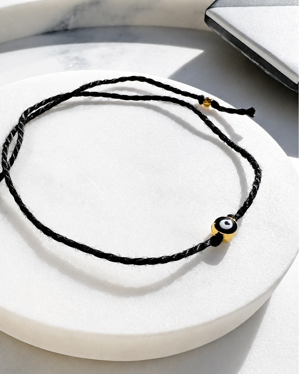 Mini Black and White Evil Eye Rakhri