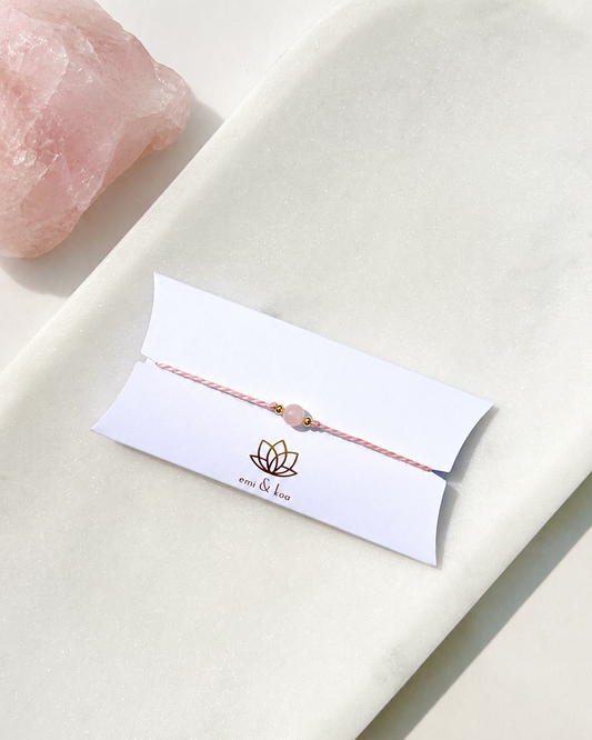 Rose Quartz Rakhi ✨